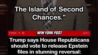 Trump says House Republicans should vote to release Epstein files