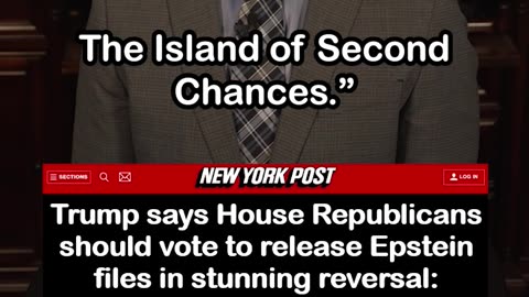 Trump says House Republicans should vote to release Epstein files