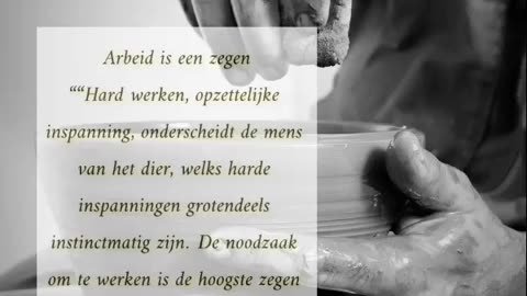 Arbeid is een Zegen