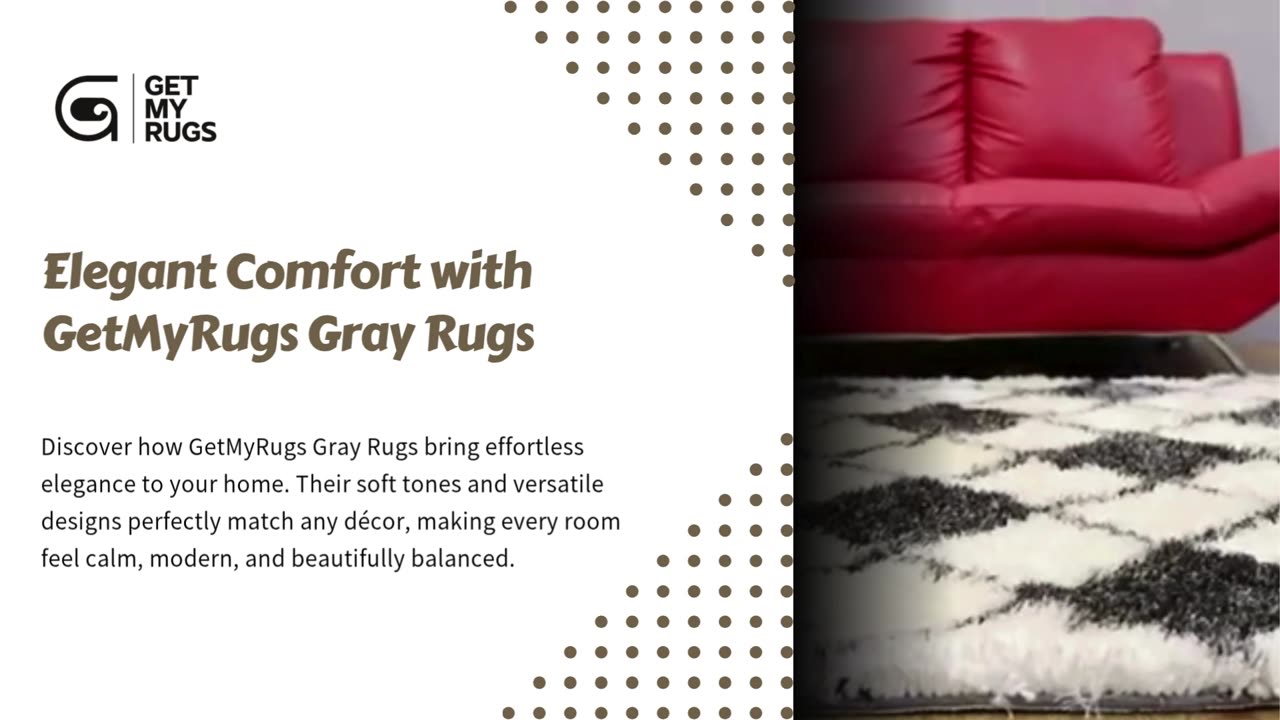 Create a Statement with GetMyRugs Designer Gray Rugs