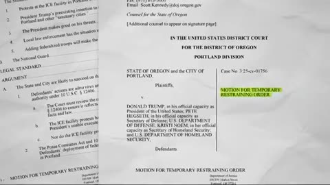 Oregon argues Trump deploying troops is based off 'fictional narrative' as Portland waits for ruling
