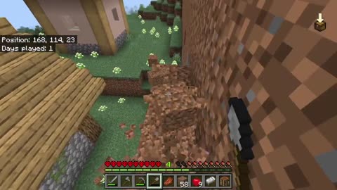 Minecraft Bedrock Hardcore Ps4 : Death by Baby Zombie!!