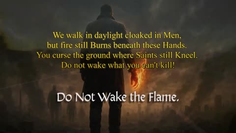 The Veil & Flame ~ Do Not Wake the Flame { Lyrics } Remix 1 { Downhill Ver. } Christcore Slowed