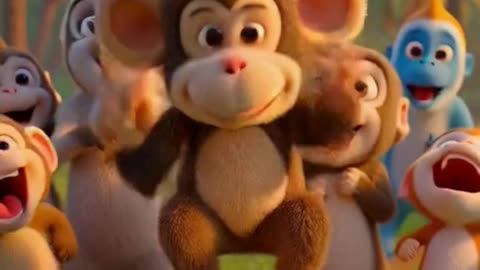 एक छोटा ढोलकिया बंदर