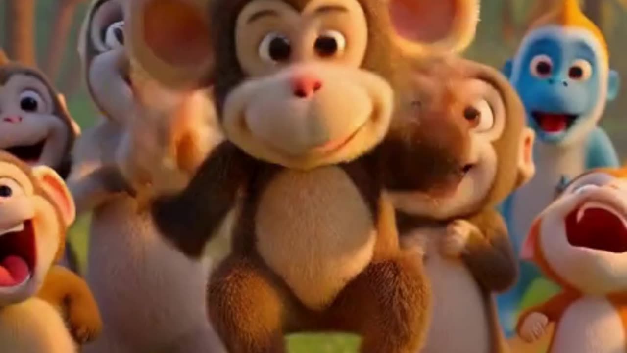 एक छोटा ढोलकिया बंदर