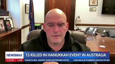 Fetterman Tells of ‘Rot Within the American Left’ When Asked About Terrorism Against Jews