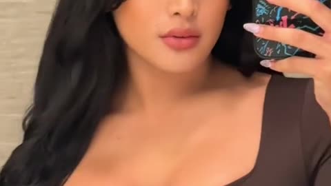 Very pretty tgirl in home