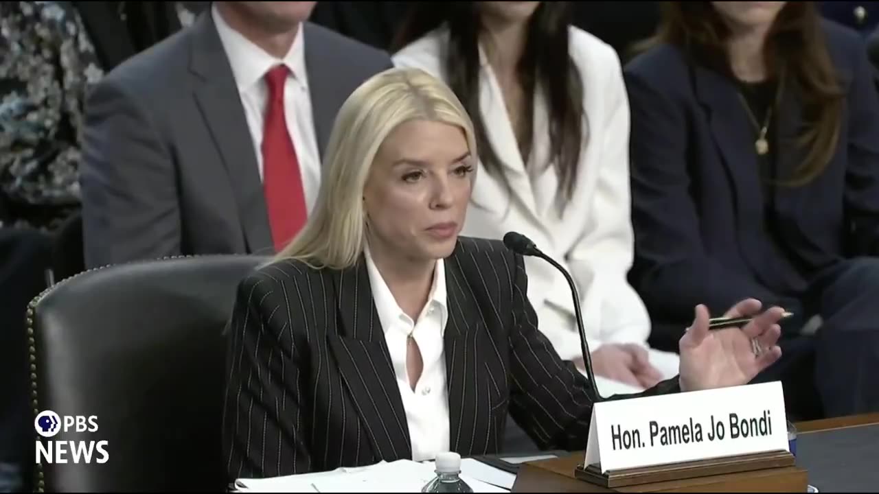 Democrat Dick Durbin asks Pam Bondi about QAnon