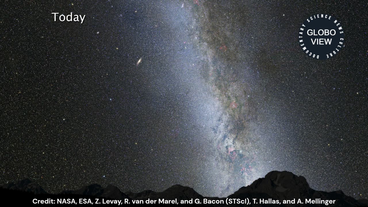 Astronomy: Is this an image of the Milky Way billions of years ago?"