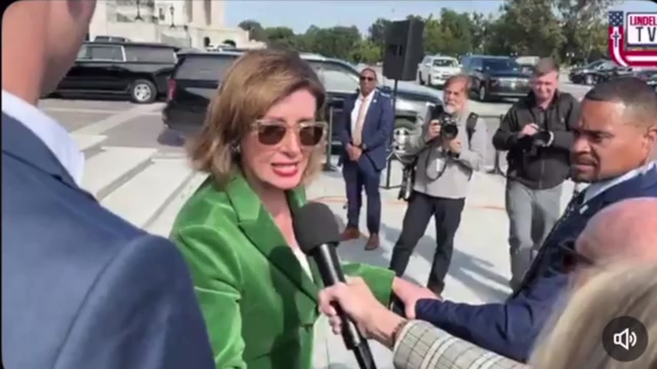 Caught On Cam : Pelosi Turns Around And Tells Reporter to Shut Up! Why So Mad, Nancy?