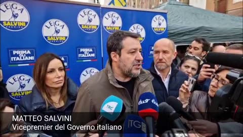 Salvini - MIGRANTI. SALVINI: NESSUNA GUERRA A GIUDICI, MA QUALCUNO NON AMA ITALIA (08.03.25)