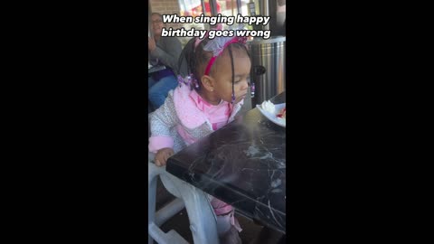 Girl Flips Off Birthday Well-Wishers