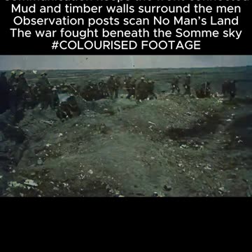 British soldiers signal and hold trenches during the Battle of Ancre 1916