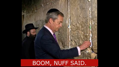 NIGEL FARAGE ANOTHER JEW CONTOLLED PUPPET