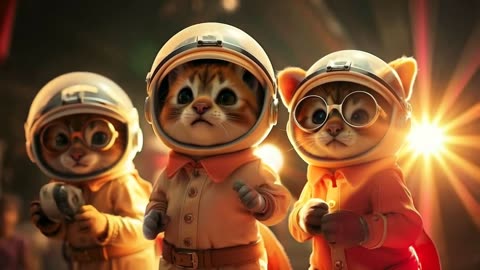 Heroic Kittens in Helmets: The Ultimate Rescue Mission! 🐱🔥