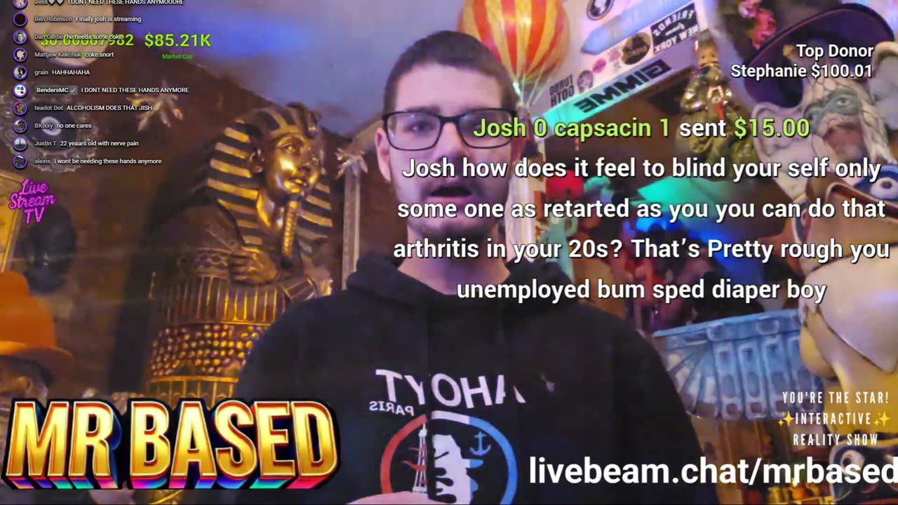 JOSH BLOCK WORLDOFTSHIRTS AND MR BASED LIVE STREAM [Jan.3.2025]