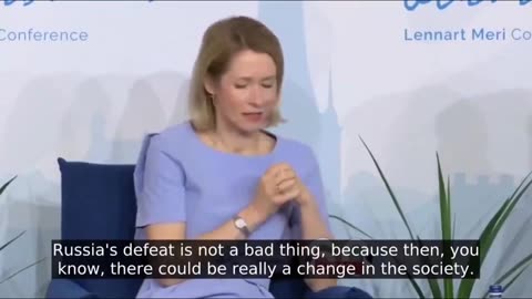 Who the hell she think she is Pushing Eu war with Russia