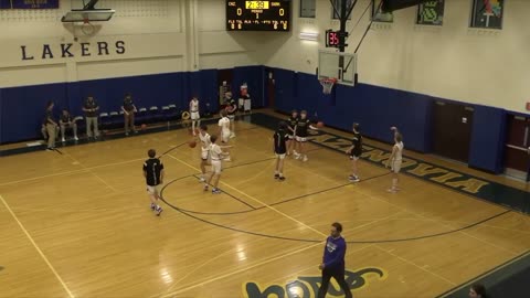 JANUARY 23 2024 HIGH SCHOOL BASKETBALL: CAZENOVIA LAKERS VS SKANEATELES LAKERS PART 1