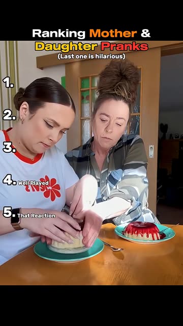 Ranking Mother And Daughter Pranks🤭🤣😂
