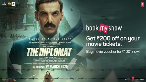 THE DIPLOMAT (OFFICIAL TRAILER)： JOHN ABRAHAM ｜ SADIA KHATEEB ｜ SHIVAM NAIR ｜ BHUSHAN KUMAR