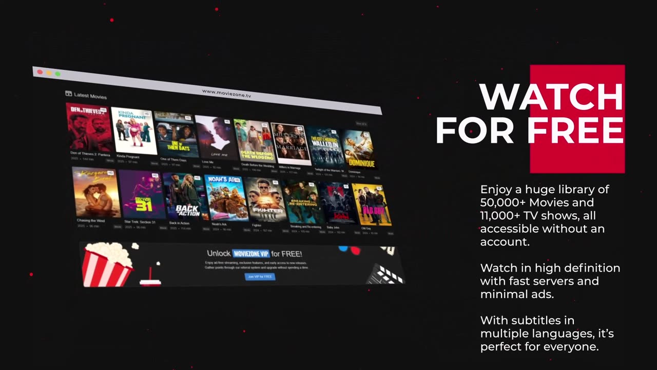 Watch Movies & TV Shows Online for Free – No Ads, No Sign-Up!