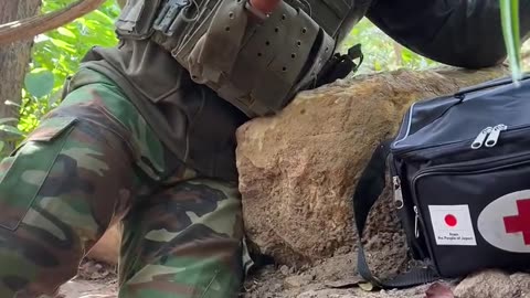 The Cambodian military continues to defend the territory and the people