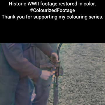 British Troops Test StG 44 1945 WWII Colourized Footage #WWIIHistory