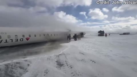 Delta Airlines Plane Crash | Multiple Injuries (Toronto)