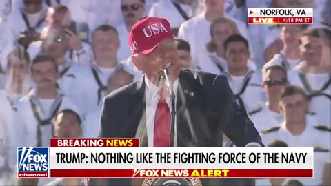 Trump: There's 'nothing like' the United States Navy