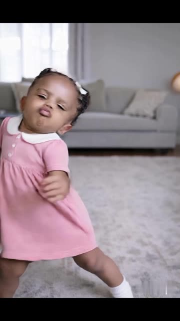 Cute baby dance
