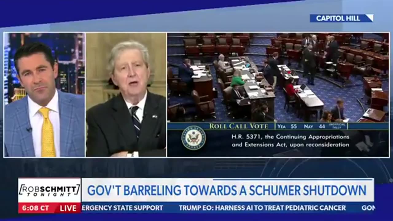 Senator John Kennedy says he is READY for the government to shut down PERMANENTLY!