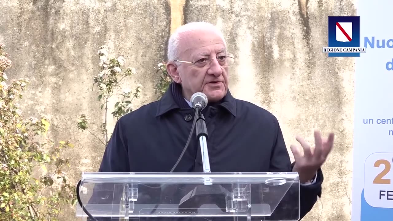De Luca - Nuovo centro di salute mentale a Sarno (27.02.25)
