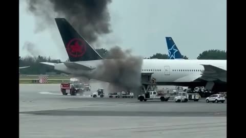 Danger What Happened #AirCanada #B777 Fire #Aviation #Fly #AeroArduino