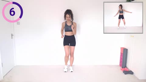 12 MINUTE🔥CALORIE BURNING TABATA WORKOUT Burn 200 Calories! Full-Body Standing Exercises