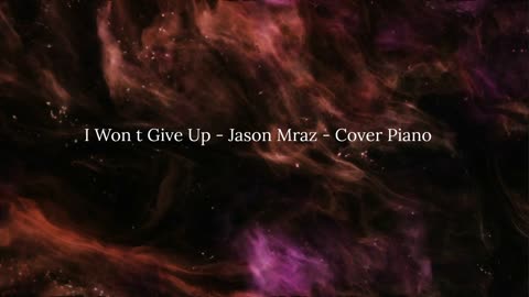 Como eu Tocaria - I Won t Give Up - Jason Mraz - Cover Piano