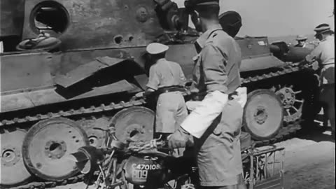 WINSTON CHURCHILL A... - WINSTON CHURCHILL ARRIVES, NORTH AFRICA ; GENERAL HENRI GIRA - 111-adc-1003