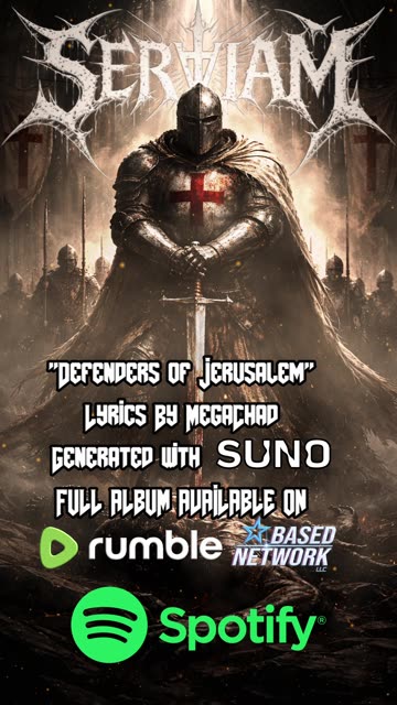"Defenders of Jerusalem" - Serviam | FULL ALBUM ON SPOTIFY & RUMBLE