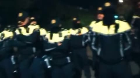 Citywest Tension already beginning to rise. Locals are in stand off with masked Gardai.