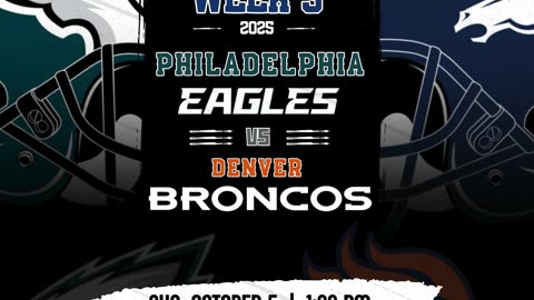 Philadelphia Eagles vs Denver Broncos | Streaming | Week 5