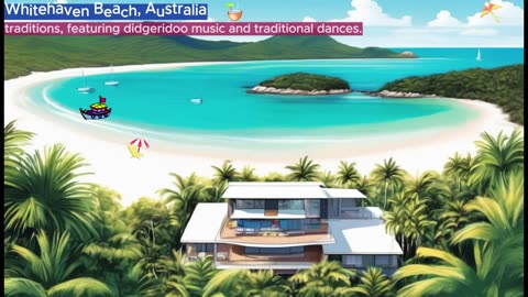 ⭐ Beach Music: At an amazing Whitehaven Beach, Australia 🍹🏝️⛱️ Enjoy! 😊