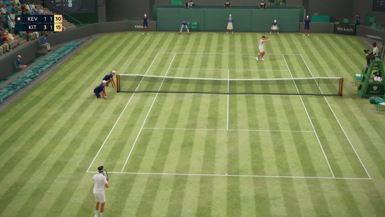 Top Spin 2K25 Online #16 Federer vs Agassi