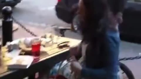 Black attacks White woman
