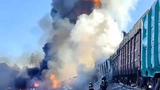 Explosion in Smolensk Railyard Triggers Fuel Tankers