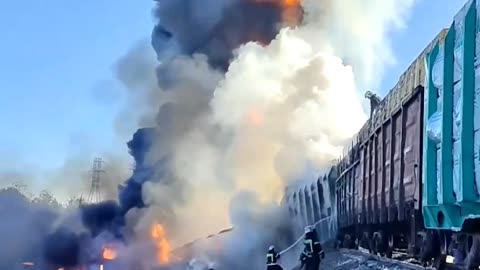 Explosion in Smolensk Railyard Triggers Fuel Tankers