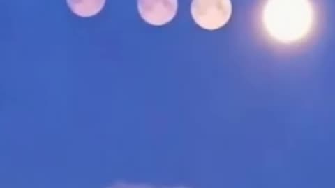 Four Moons appear over Russia’s St. Petersburg