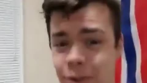 This guy had a British flag hanging on his dorm.