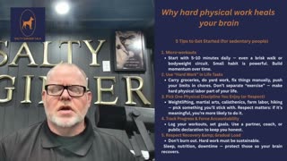Why Hard Physical Work Heals Your Brain