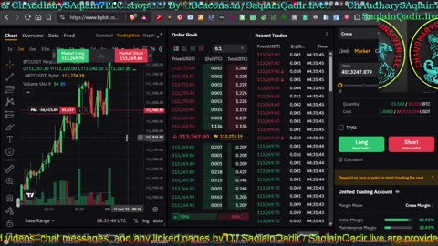 How To Make Money 30k$ Live BitCoin Own Signals in Crypto Live Market Updates DJ SaqlainQadir.live