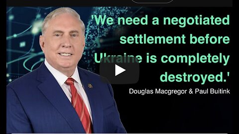 Douglas Macgregor: "Europeans need to take control of their own destiny"