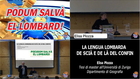 Elisa Plozza - La lengua lombarda de scià e de là del confin